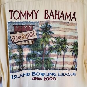 Y2K MEN'S Tommy Bahama bowling shirt